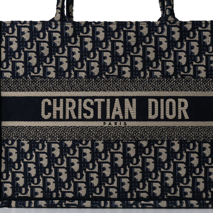 Christian Dior Oblique Medium Book Tote Blue Multicolor 8 of 10