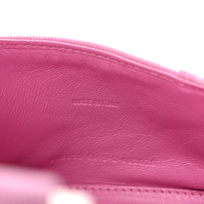 Balenciaga Washed Denim BB Monogram Hourglass Top Handle Bag XS Pink 7 of 10