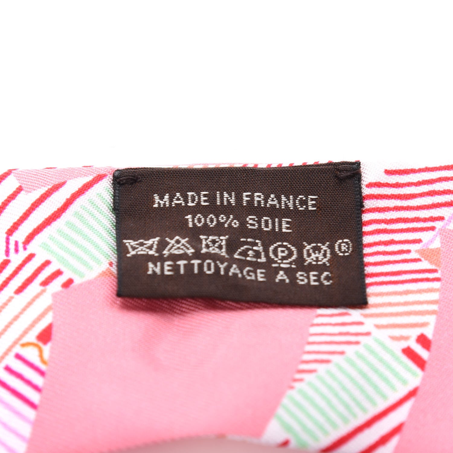 Hermes Silk Cavalcadour Morning Twilly Rose Vert Terracotta 2 of 3