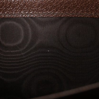 Gucci GG Supreme Monogram Web Ophidia Zip Around Wallet Brown 7 of 13