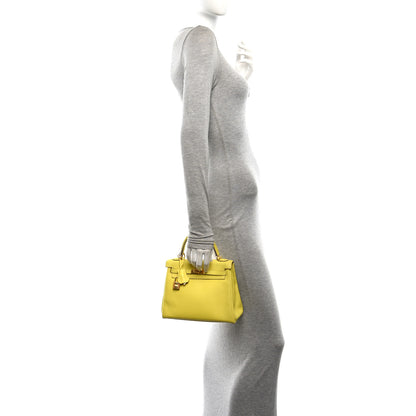 Hermes Swift Kelly Retourne 25 Lime 2 of 10