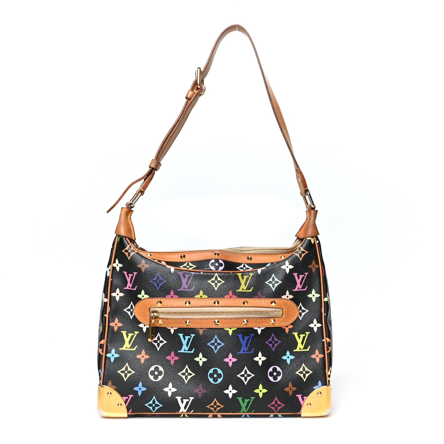 Louis Vuitton Monogram Multicolor Boulogne Black 1 of 14