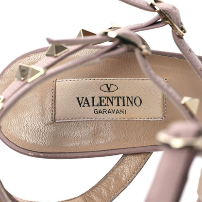 Valentino Garavani Patent Rockstud Ankle Strap 65mm Pumps 38 Indaco Poudre 7 of 7