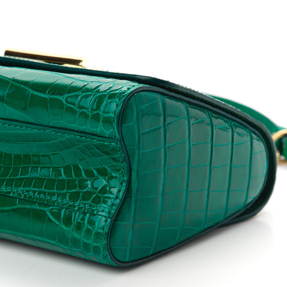 Louis Vuitton Crocodile Twist Shoulder Bag PM Emeraude 8 of 8