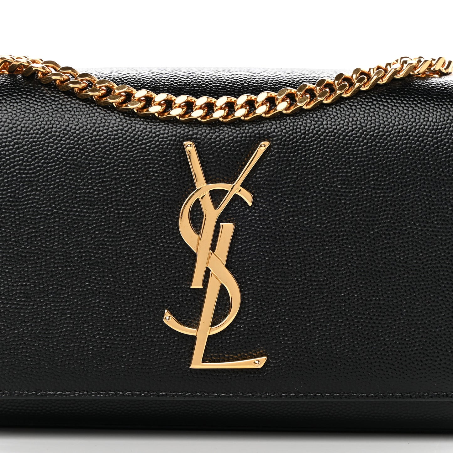 Grain De Poudre Small Monogram Kate Satchel Black