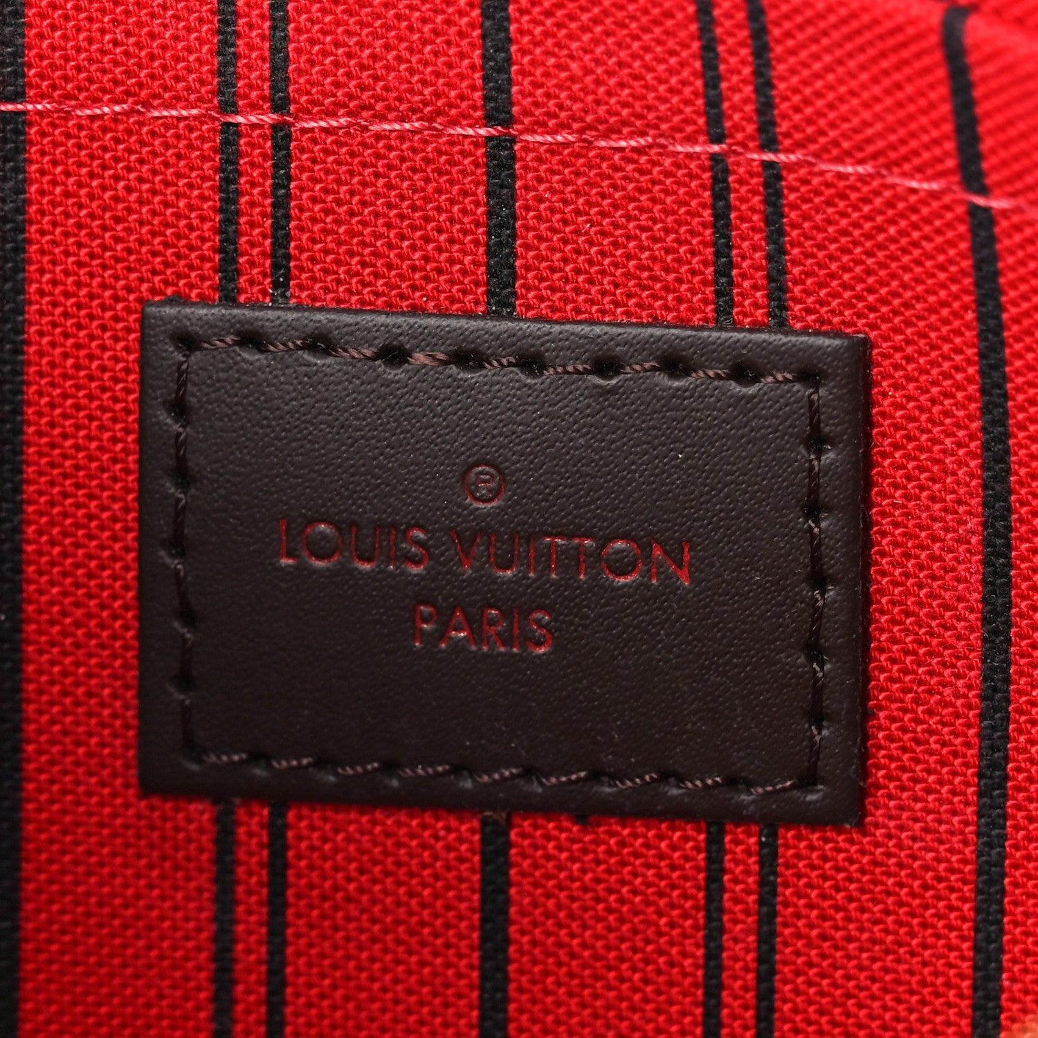 Louis Vuitton Damier Ebene Neverfull MM GM Pochette 6 of 11