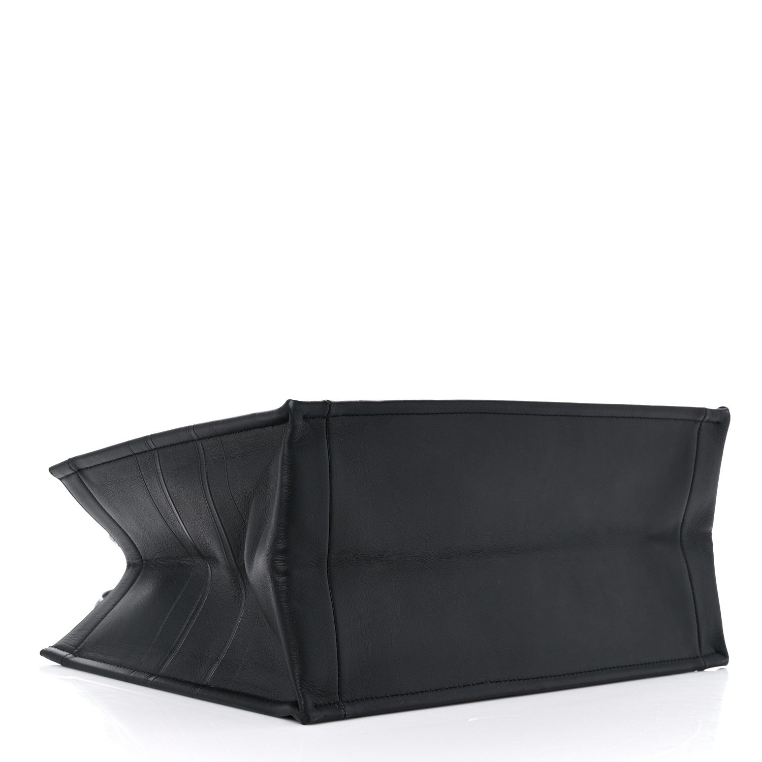 Christian Dior Calfskin Embossed Medium Book Tote Black 4 of 11