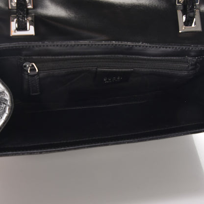 Gucci Alligator Shoulder Bag Black 5 of 7