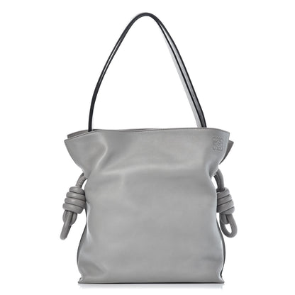 Loewe Calfskin Flamenco Knot Bag Grey 1 of 6