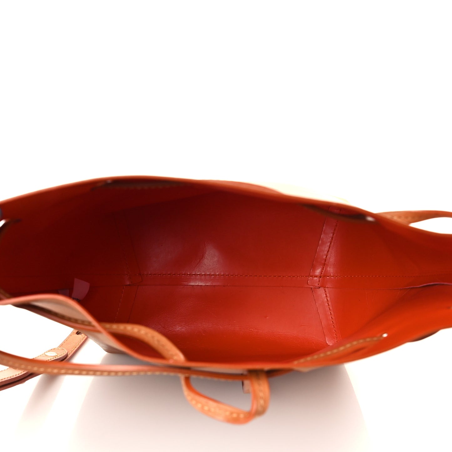 Vegetable Tanned Calfskin Mini Bucket Bag Camello Orange