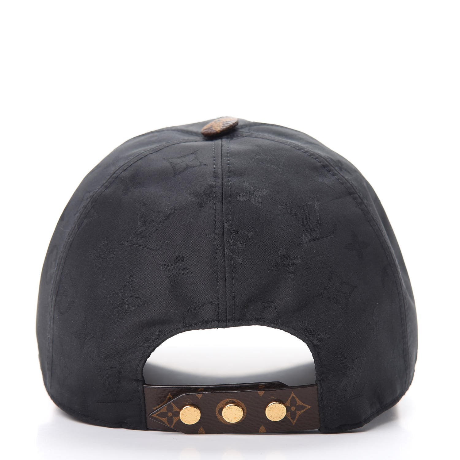 Louis Vuitton Polyester Silk Monogram LV Get Ready Cap L Black 4 of 8