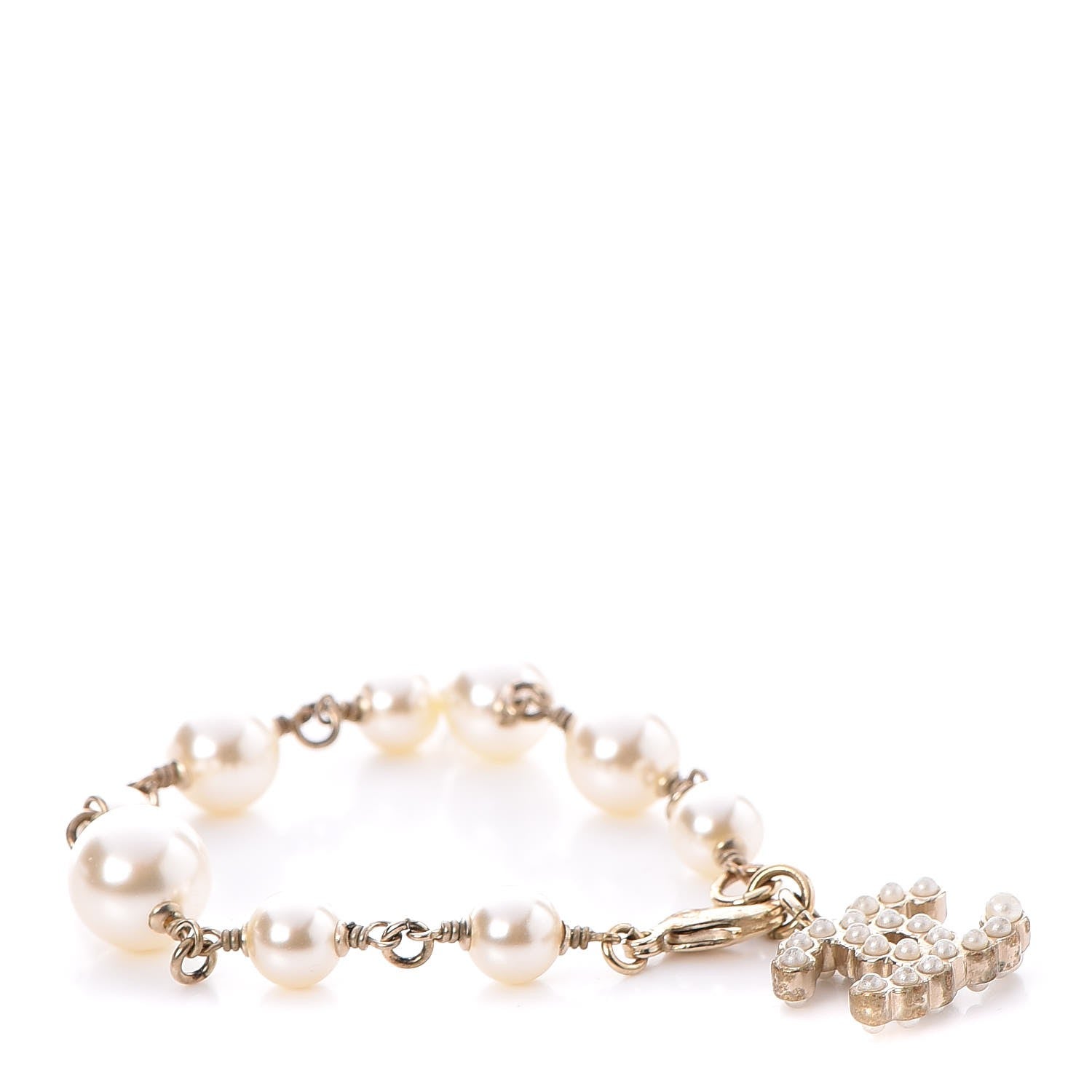 Chanel Pearl CC Bracelet Gold 1 of 7
