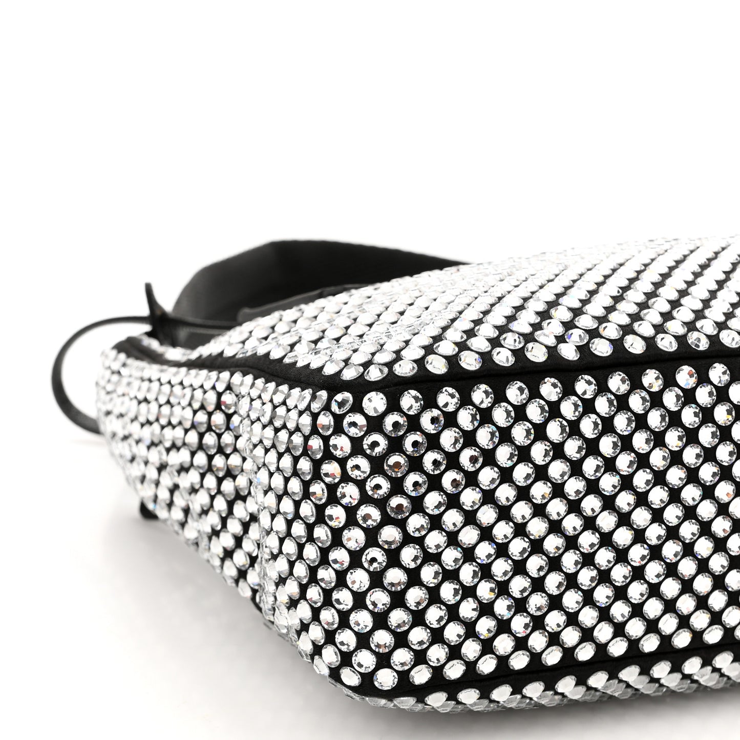 Satin Crystal Mini Re-Edition 2000 Bag Cristal