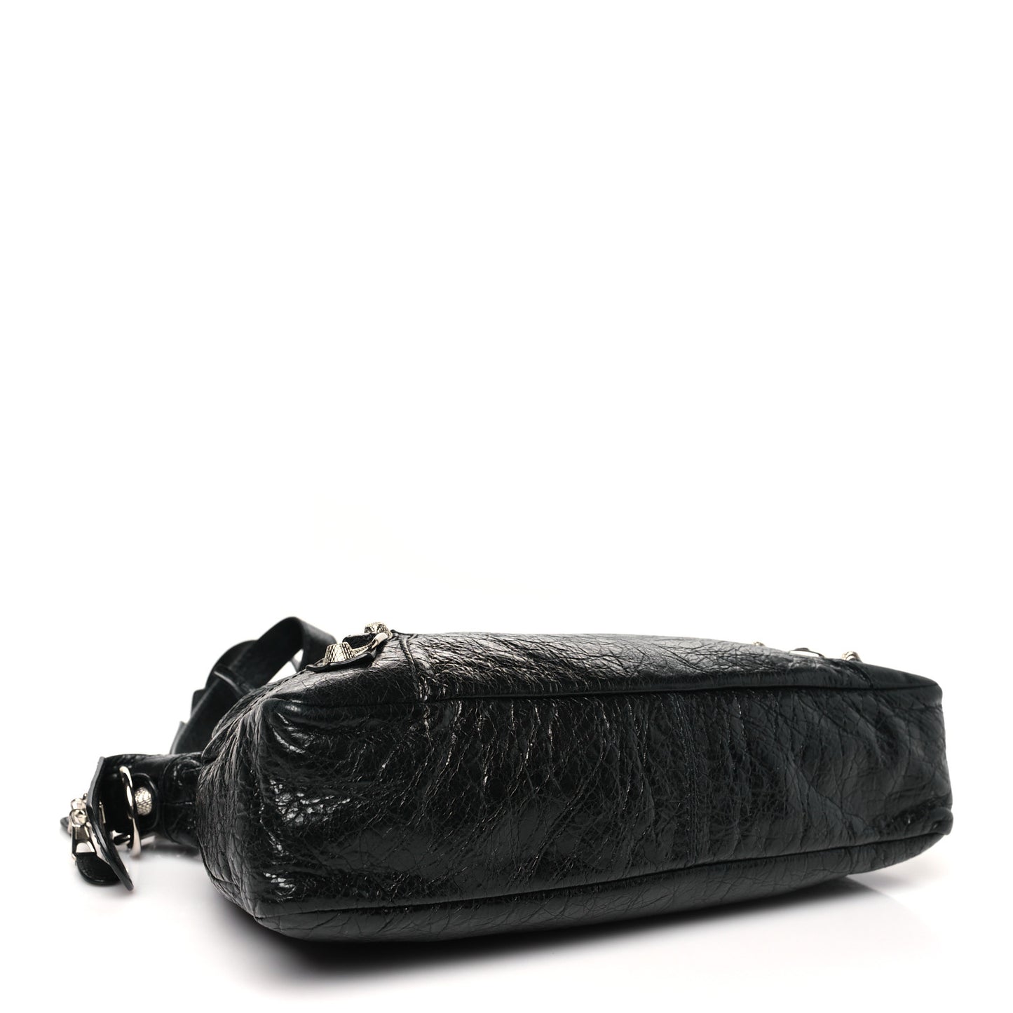 Agneau Giant 12 Silver Hardware Town Black