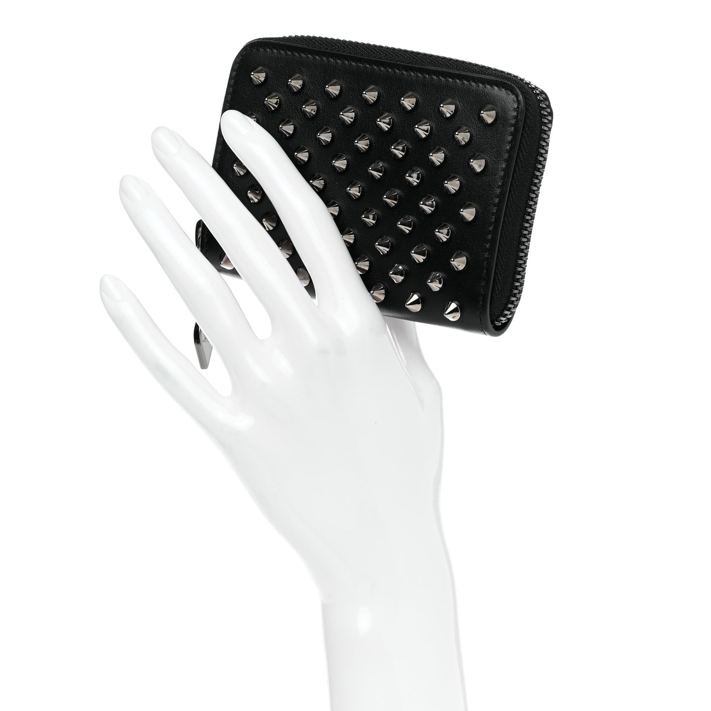 Calfksin Spiked Panettone Coin Purse Black