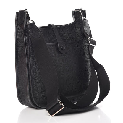 Hermes Taurillon Clemence Evelyne III PM Black 3 of 10