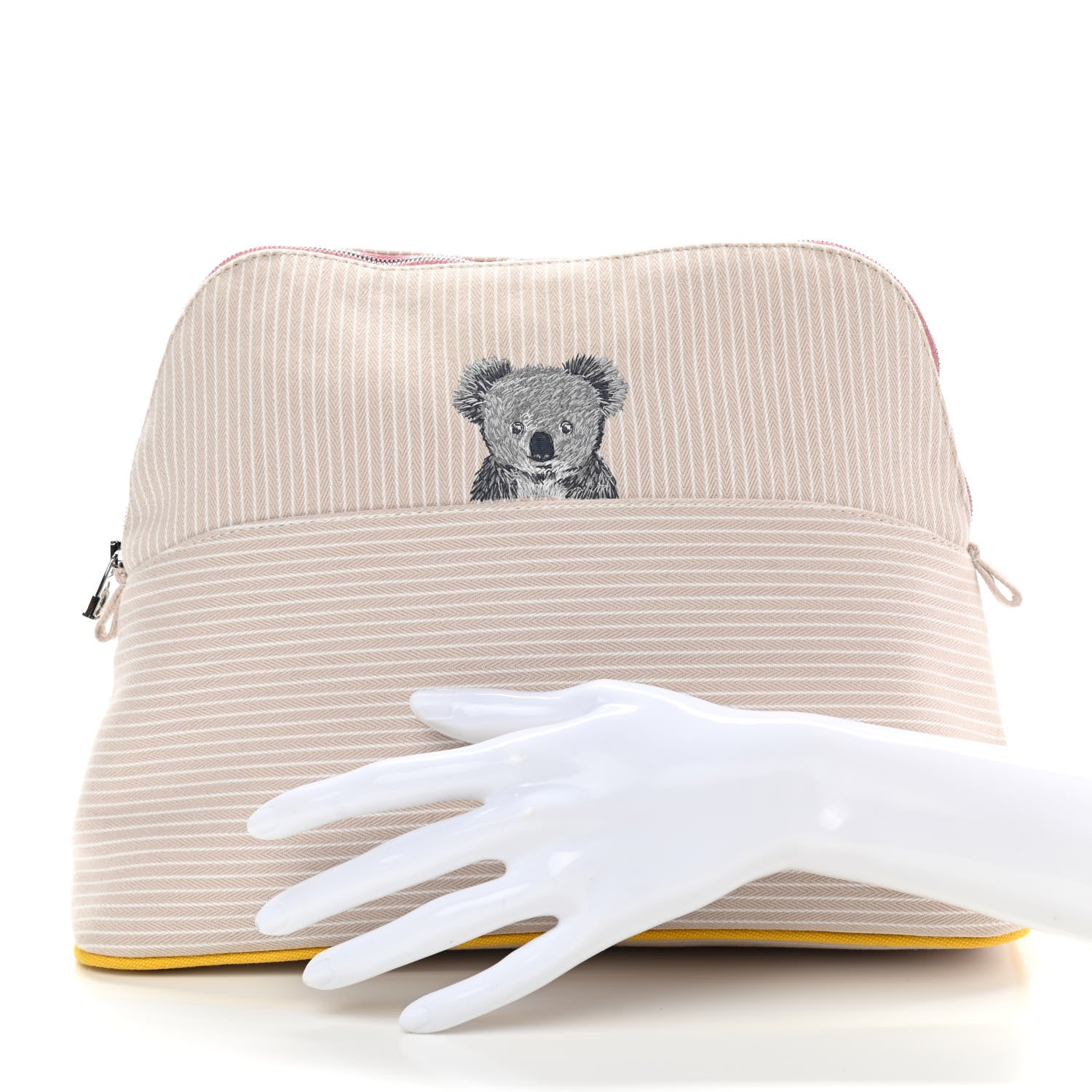 Hermes Cotton Stripe Bolide Passe-Passe Case 2 of 9