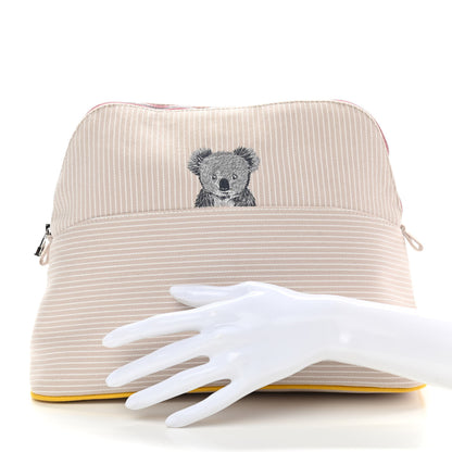 Hermes Cotton Stripe Bolide Passe-Passe Case 2 of 9