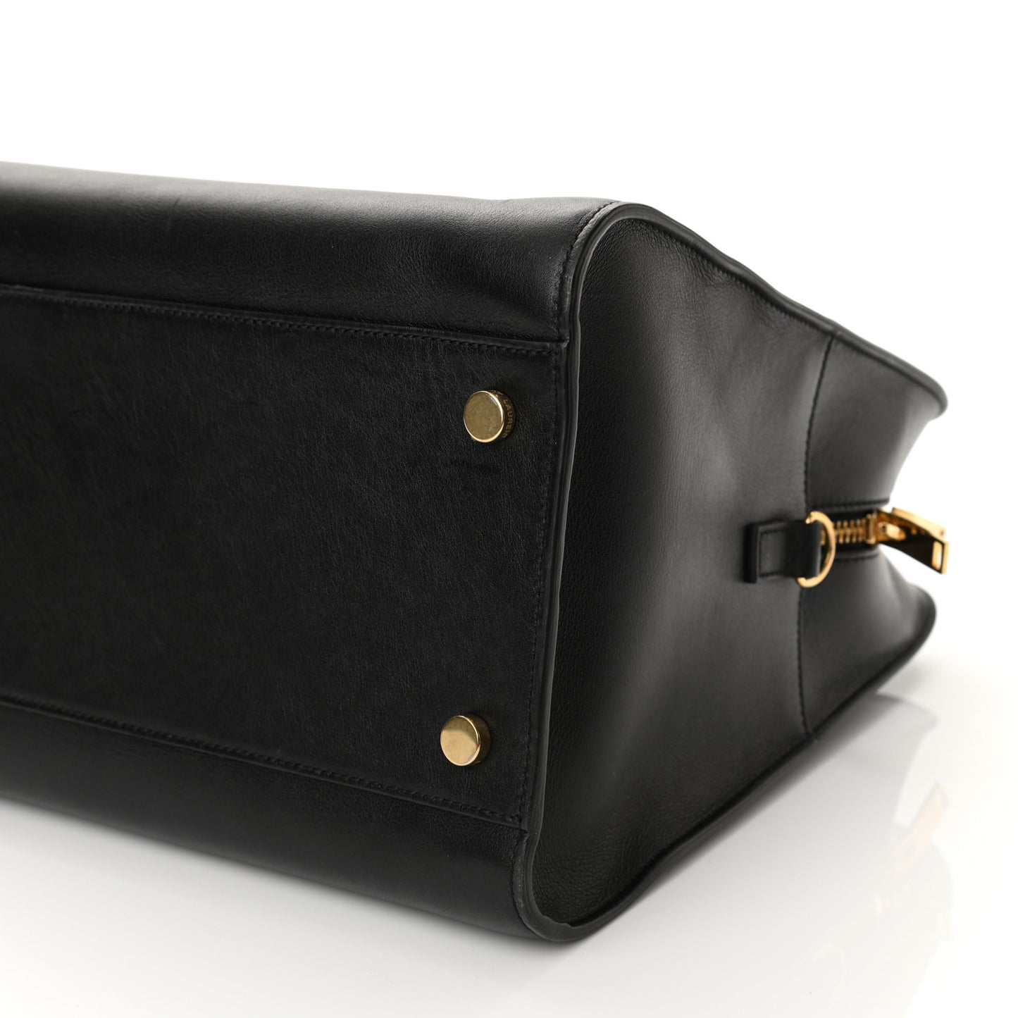 Smooth Calfskin Medium Monogram Cabas Black