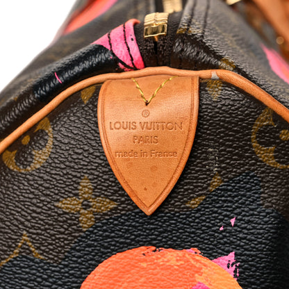 Louis Vuitton Monogram Roses Keepall 50 12 of 15