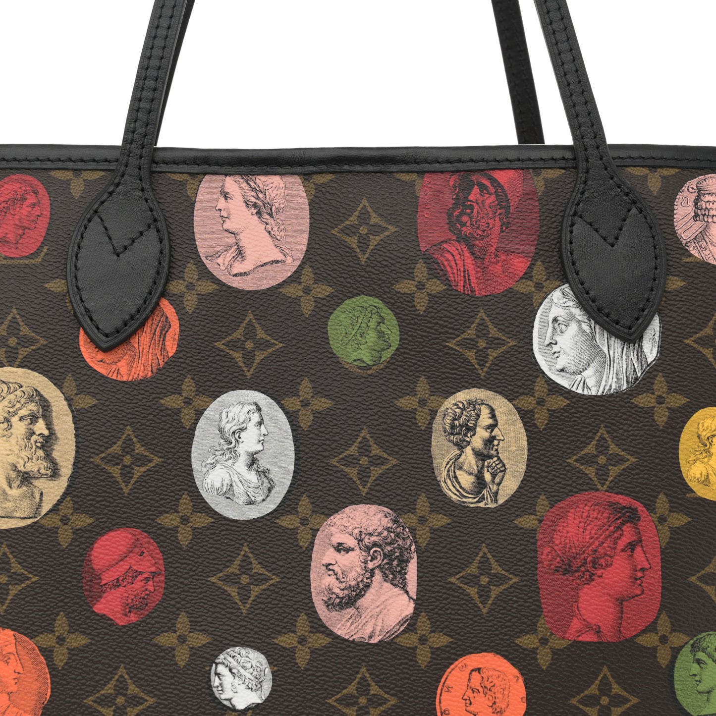 X Fornasetti Monogram Cameo Neverfull MM