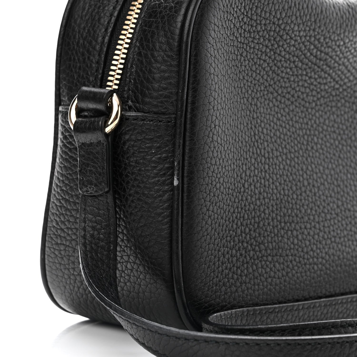 Gucci Pebbled Calfskin Small Soho Disco Bag Black 12 of 13