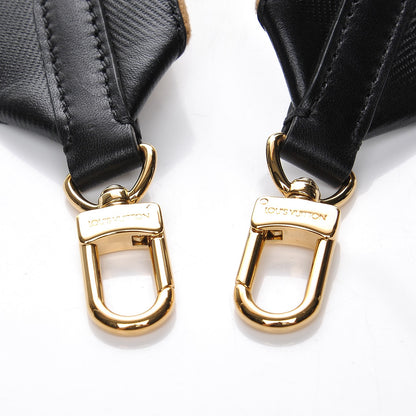 Louis Vuitton Calfskin Canvas Atlantis Shoulder Strap Black 3 of 5