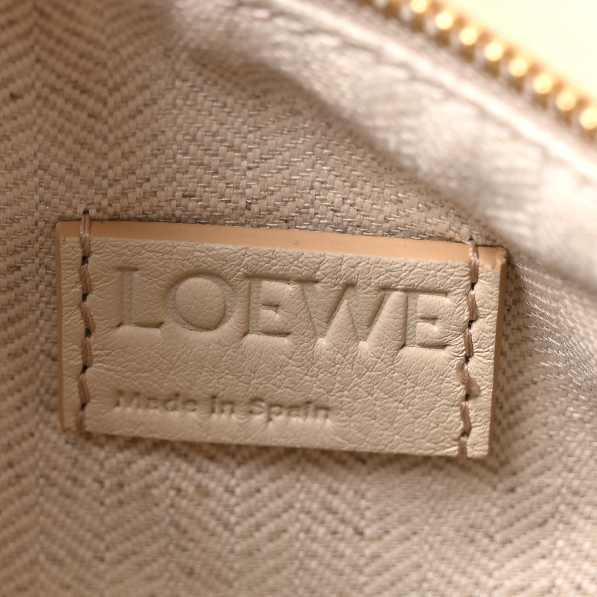 Loewe Calfskin Small Puzzle Edge Bag Angora Beige 6 of 9