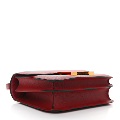 Hermes Epsom Constance 24 Rouge Grenat 4 of 11