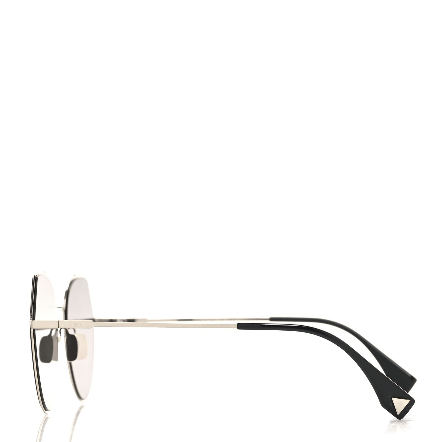 Metal Geometric FF Sunglasses FF 0194/S Silver