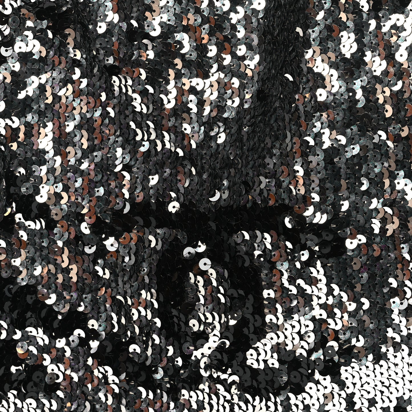 Sequin Summer Night Medium Drawstring Tote Black