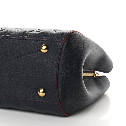 Louis Vuitton Empreinte Montaigne MM Marine Rouge 9 of 9