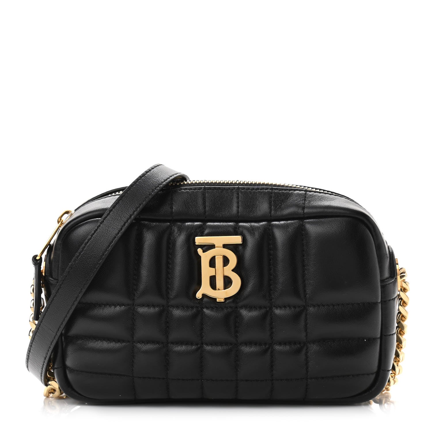 Burberry Lambskin Quilted Mini Lola Camera Bag Black 1 of 10