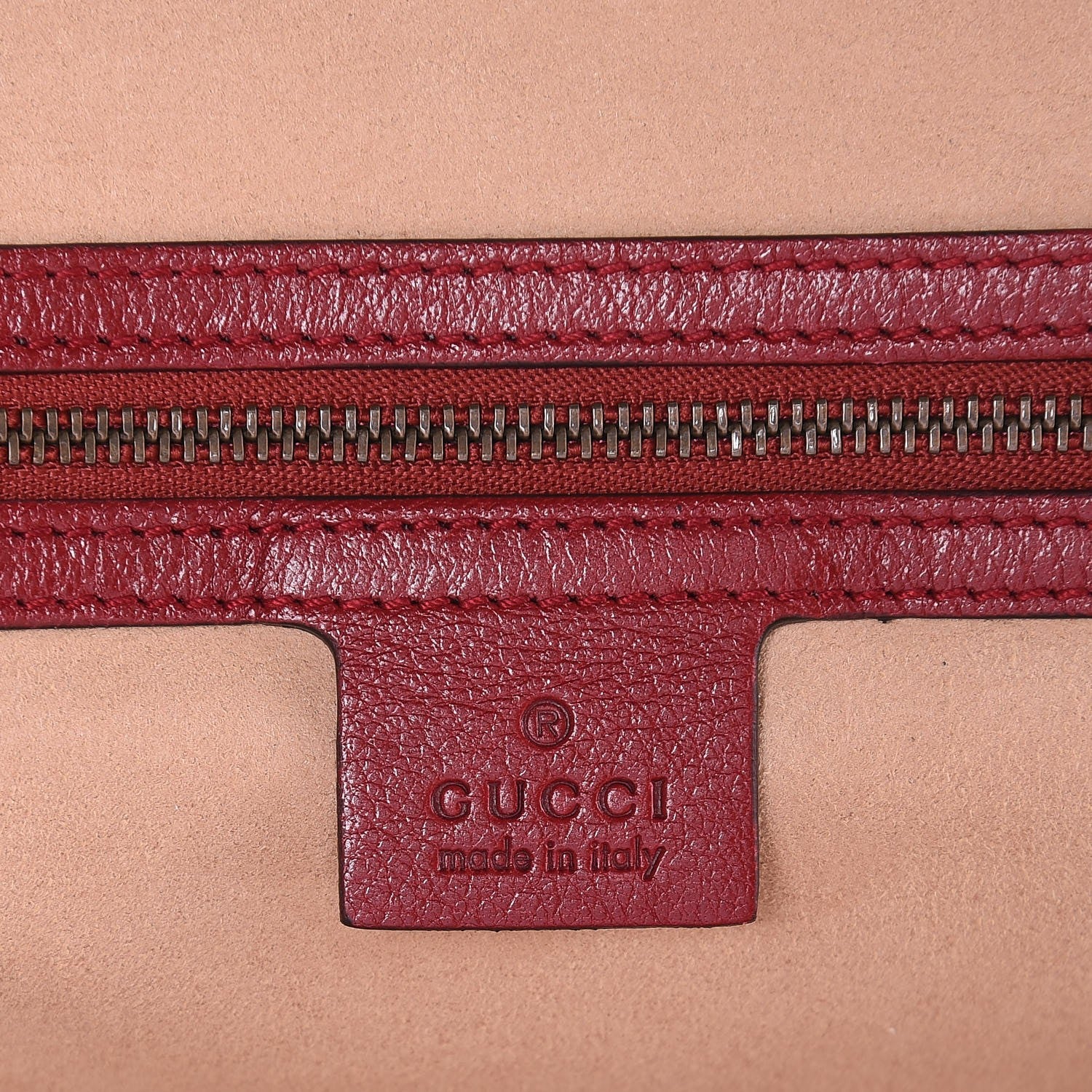 Gucci Calfskin Large Re(Belle) Top Handle Bag Red 6 of 7