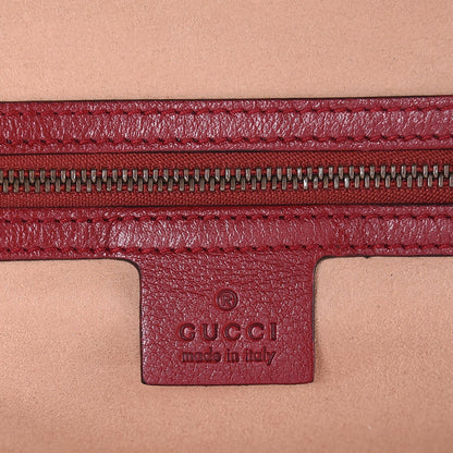 Gucci Calfskin Large Re(Belle) Top Handle Bag Red 6 of 7