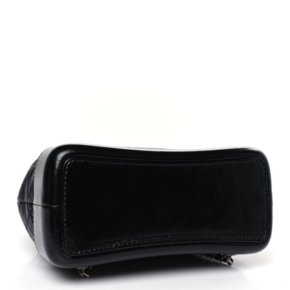 Chanel Aged Calfskin Quilted Small Gabrielle Backpack Black 3 of 8