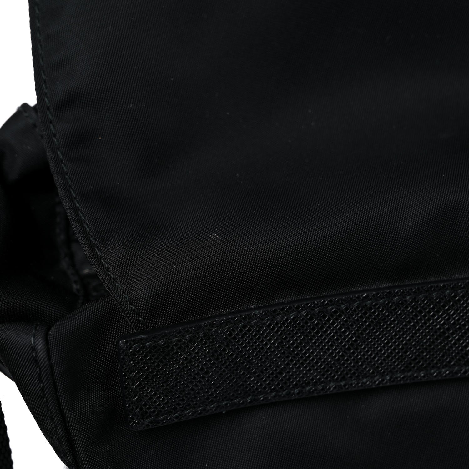 Prada Tessuto Nylon Saffiano Messenger Bag Black 14 of 15