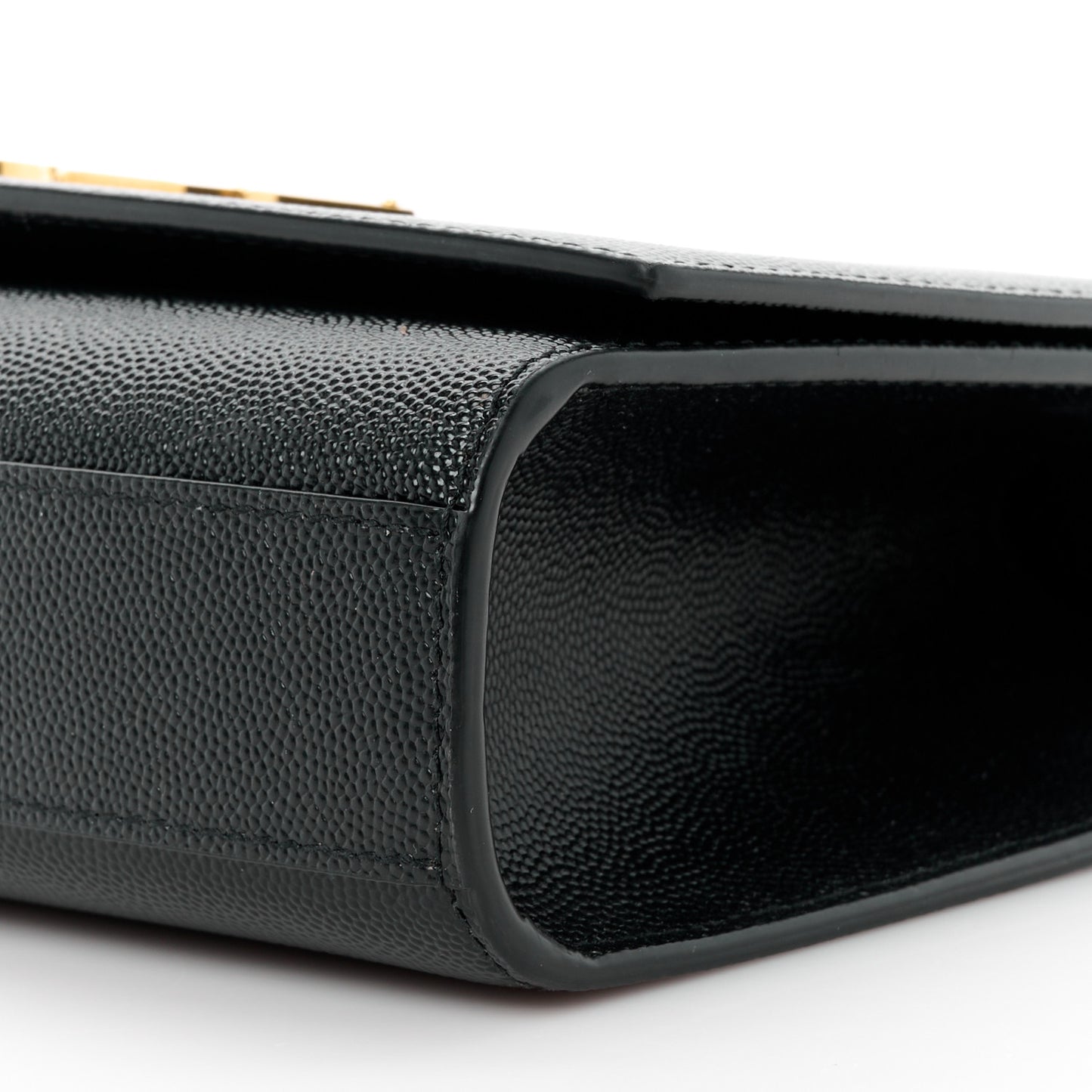 Grain De Poudre Medium Classic Monogram Kate Satchel Black
