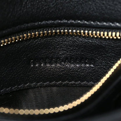 Gucci Roxy Calfskin Blondie Chain Shoulder Flap Bag Black 7 of 10