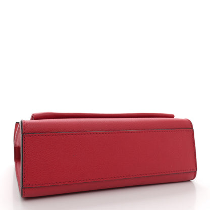 Louis Vuitton Soft Calfskin Mylockme Chain Bag BB Rubis 4 of 11