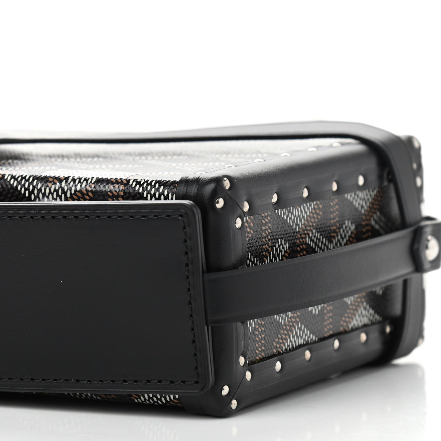 Goyardine Minaudiere Trunk Bag Black