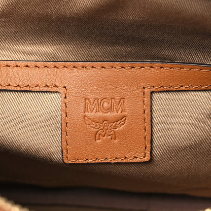 MCM Visetos Klassik Crossbody Bag Cognac 6 of 9