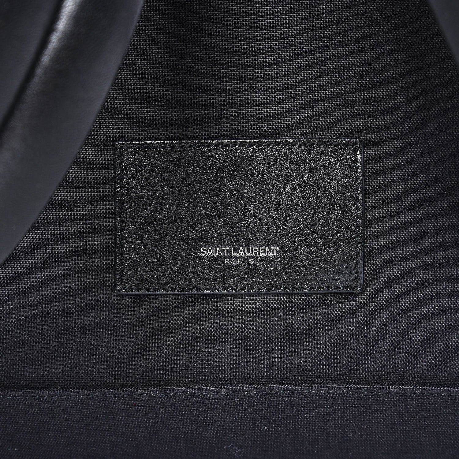 Saint Laurent Sheepskin Mini Love Appliqué City Backpack Black 8 of 8