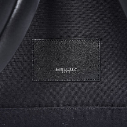 Saint Laurent Sheepskin Mini Love Appliqué City Backpack Black 8 of 8