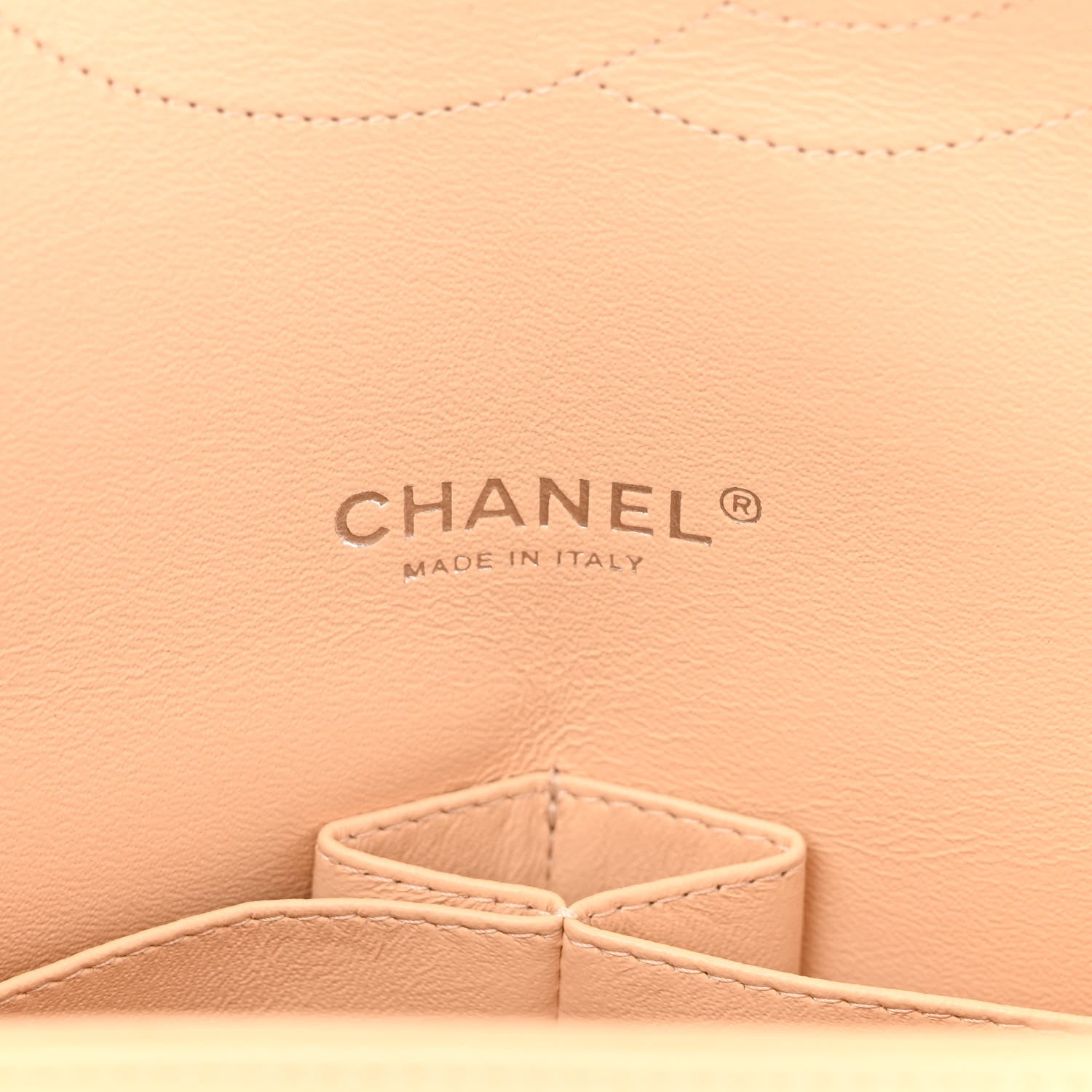 Chanel Caviar Quilted Maxi Double Flap Beige 5 of 9