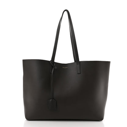 Saint Laurent Calfskin Large Shopping Tote Black Earth 3 of 11