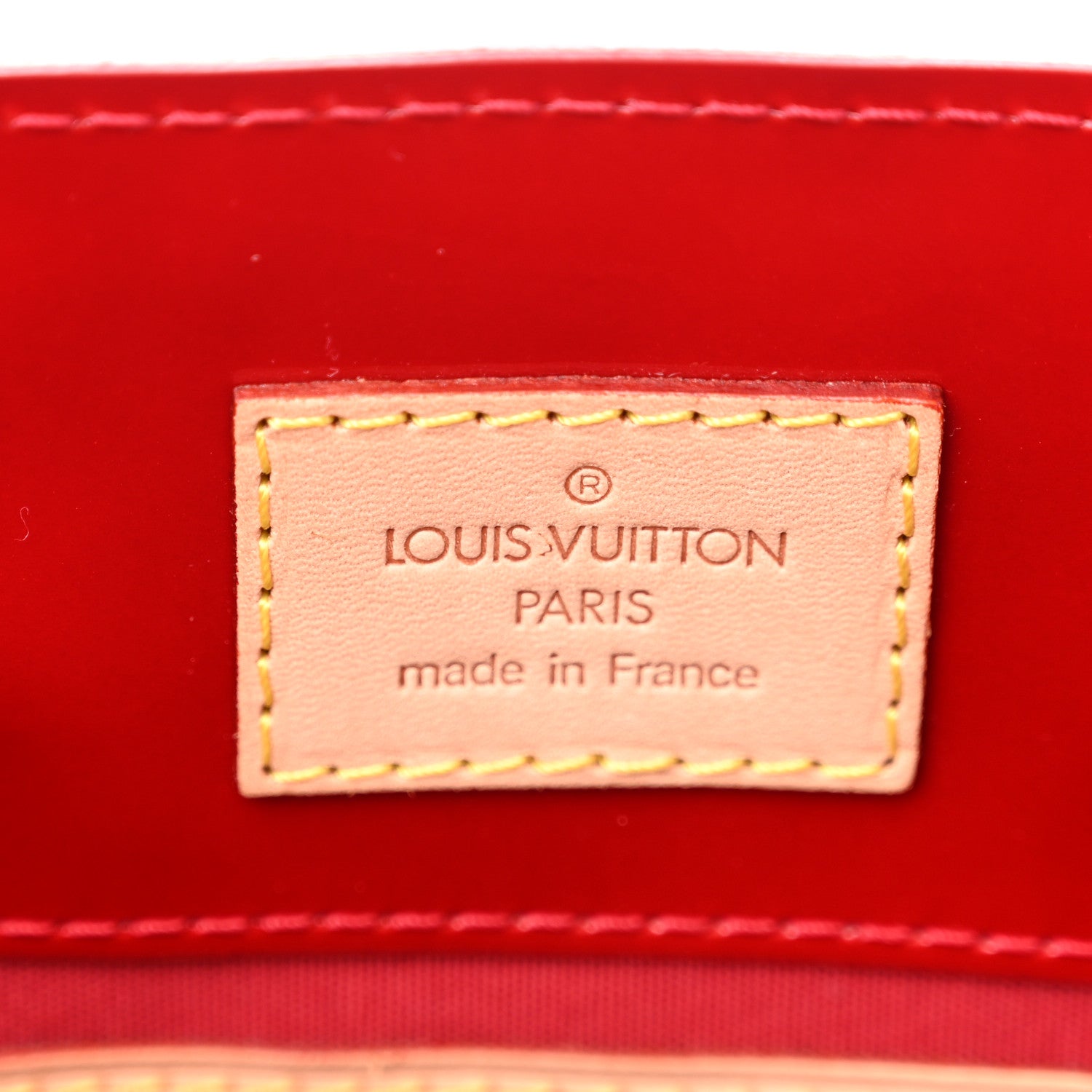 Louis Vuitton Vernis Reade PM Rouge 6 of 9