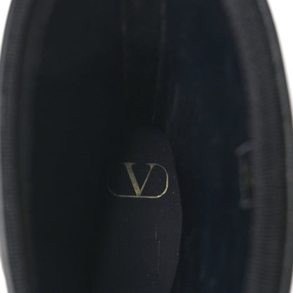 Valentino Garavani Rubber Atelier 03 Rose Edition 30/50mm Short Rainboots 37 Black 7 of 10