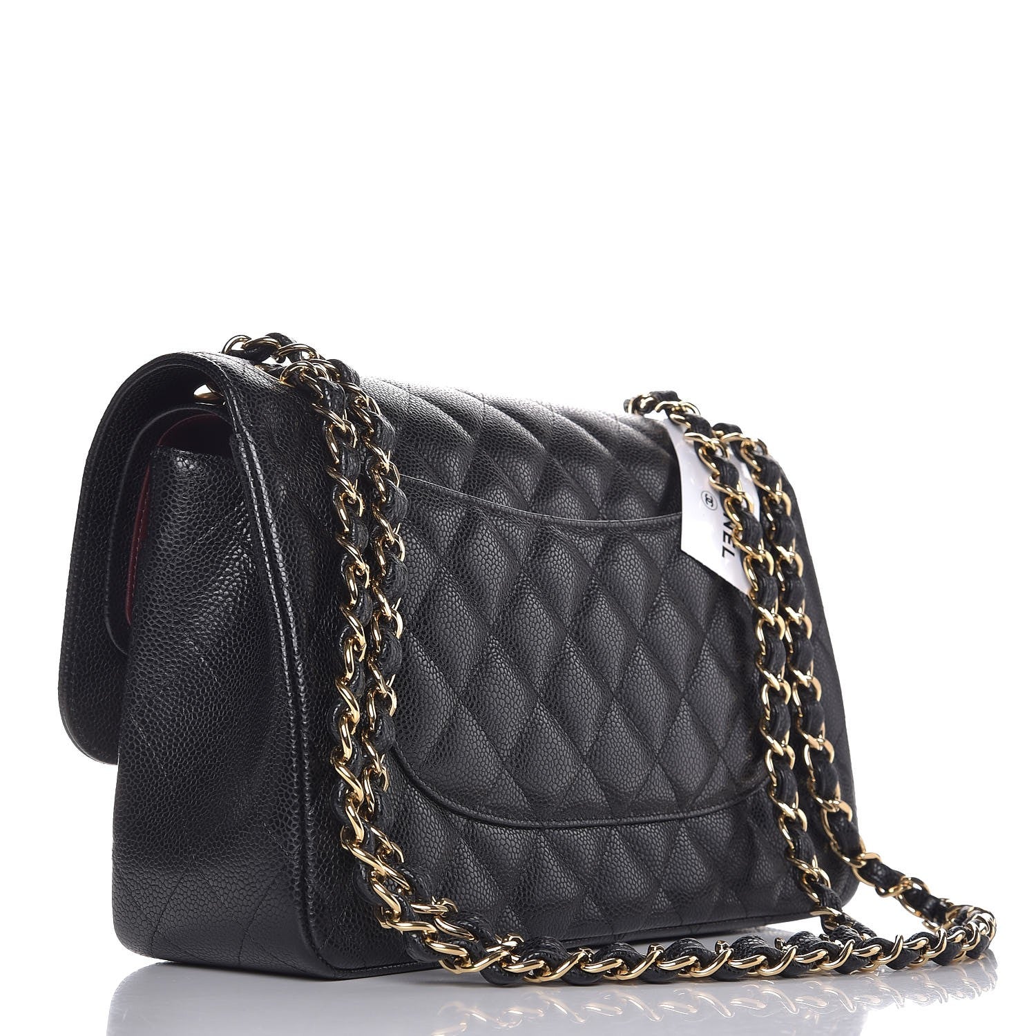 Chanel Caviar Quilted Jumbo Double Flap Black 4 of 9