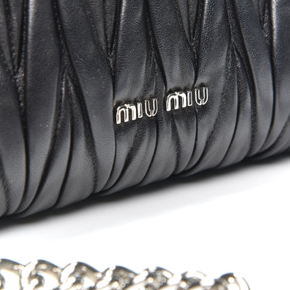 Miu Miu Nappa Matelasse Flap Black 8 of 8